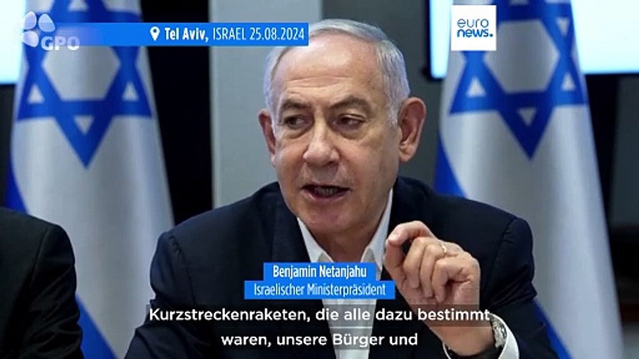 Netanjahu: Angriff auf Hisbollah -Stellungen sei noch 'nicht das Ende'