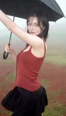 Beautiful girl in Romantic weather ☁️