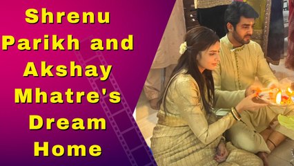 Shrenu Parikh, Akshay Mhatre’s new ‘aashiana’ journey starts with ‘puja’
