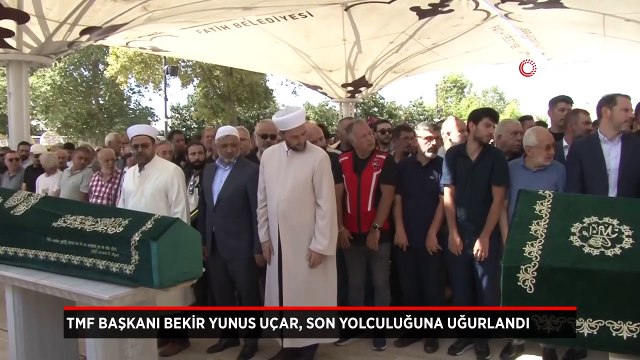 TMF Başkanı Bekir Yunus Uçar için cenaze töreni düzenlendi
