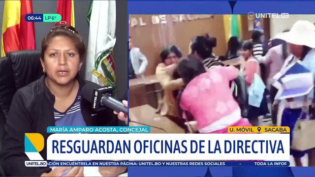 Seis concejales de Sacaba realizan vigilia en el edificio municipal y exigen que se reconozca a la nueva directiva