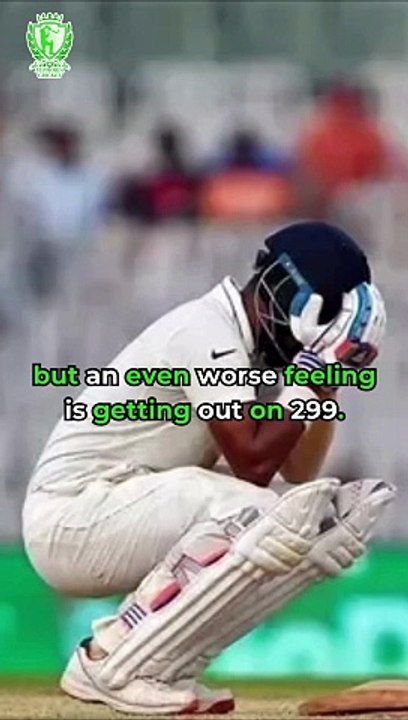 Only Player out on 299 #euphoriacricket #cricketplayer