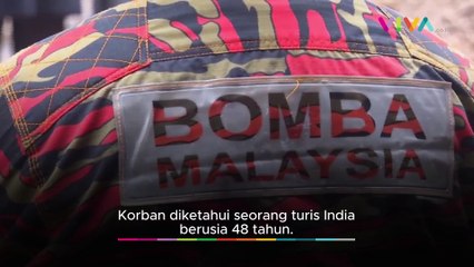 Detik-detik Wanita India Terperosok ke Lubang di Malaysia