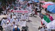 Cientos protestan en México por polémica reforma judicial