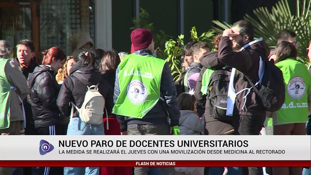 NUEVO PARO DE DOCENTES UNIVERSITARIOS