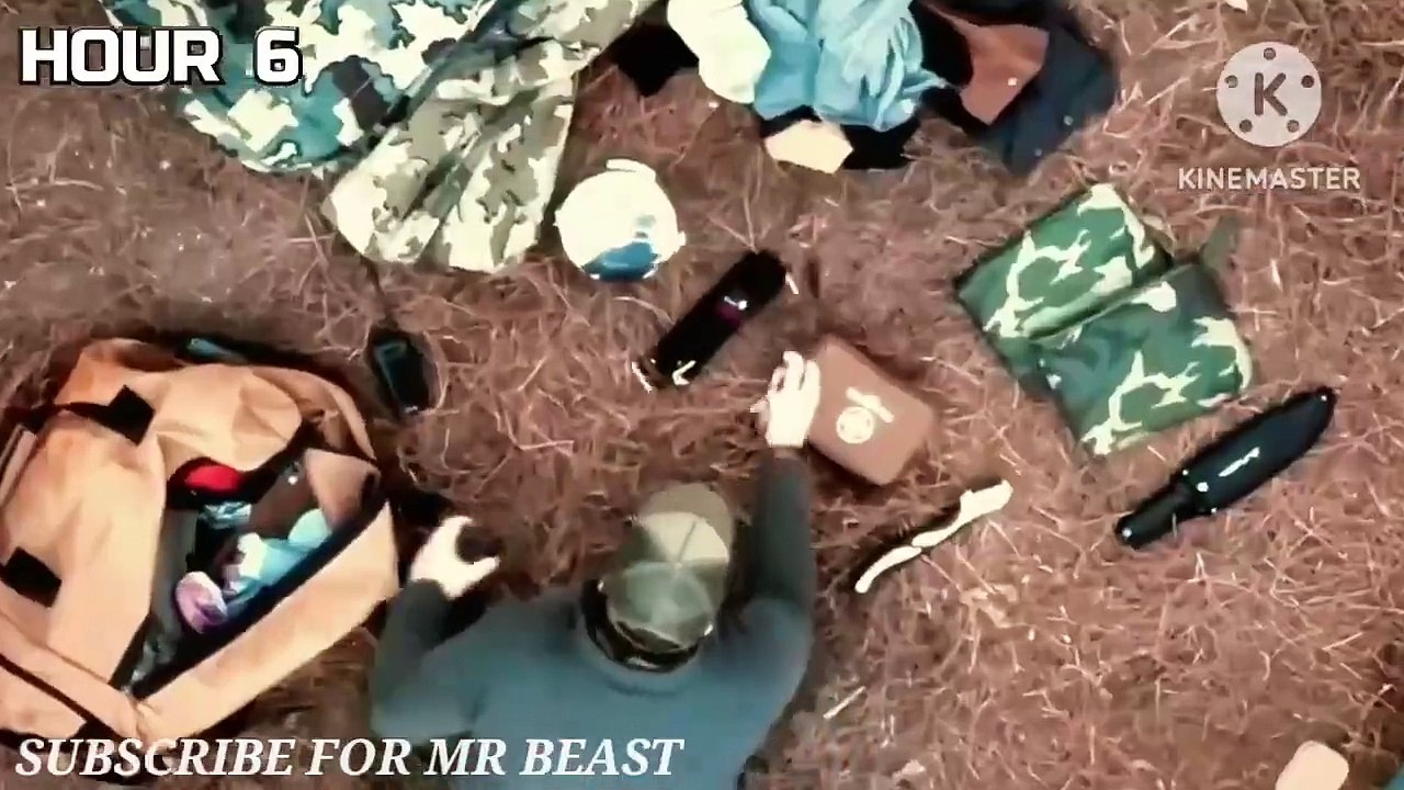$10,000 Every Day you Survive in the Wilderness! New Mrbeast Hindi video- @MrBeast #mrbeast