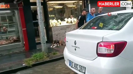 Samsun'da Aniden Bastıran Sağanak Yağış