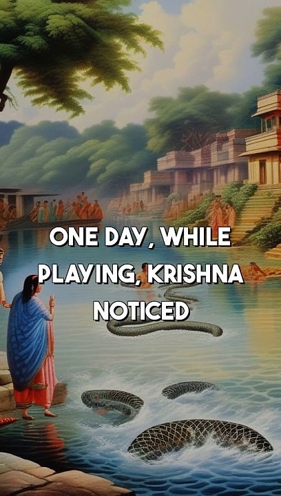 Krishna vs. Kaliya The Battle of the Yamuna
