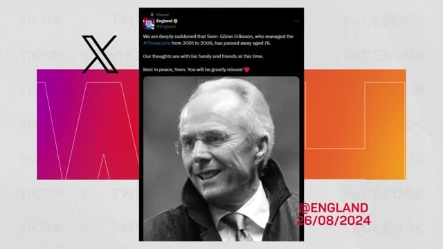 What They Said - Sven-Goran Eriksson dies aged 76