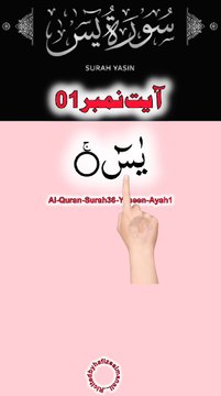 Al-Quran - Surah 36 - Yaseen - Ayah 1 | daily tilawat quran | hafiz salman ali