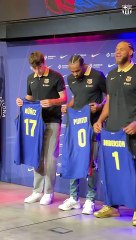 El Barça de basket presenta a los nuevos refuerzos de la temporada 2024-25