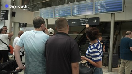 Vols annulés et voyageurs coincés dans des aéroports du Liban et d'Israël
