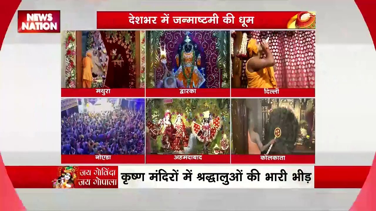 सुबह से मंदिरों में दर्शन के लिए पहुंच रहे हैं भक्त