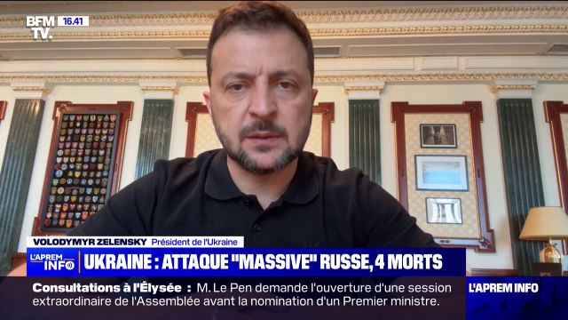Une attaque massive de la Russie sur l'Ukraine fait au moins quatre morts