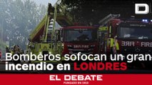 Los bomberos localizan a todos los ocupantes del edificio siniestrado en Londres