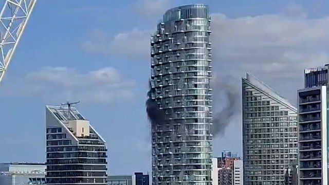 Second London tower block ravaged by blaze