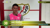 ¡Feliz de llegar a un equipo histórico!  Primera palabras de James con el Rayo Vallecano