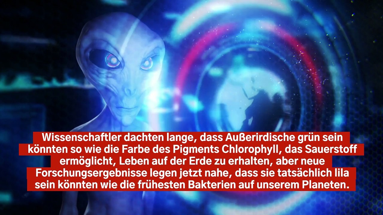 Außerirdische könnten lila statt grün sein
