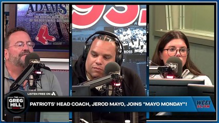 Jerod Mayo joins The Greg Hill Show! Mayo: "Drake has outplayed Jacoby"
