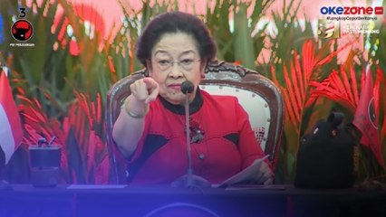 Momen Megawati Tunjuk Airin di Tengah Pidato: Ngomong yang Keras!
