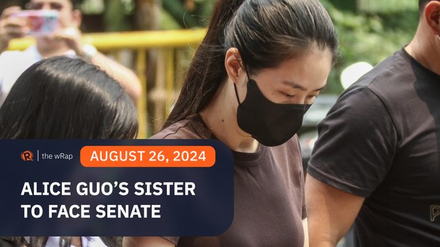 Alice Guo’s sister, Porac POGO staff to face Senate