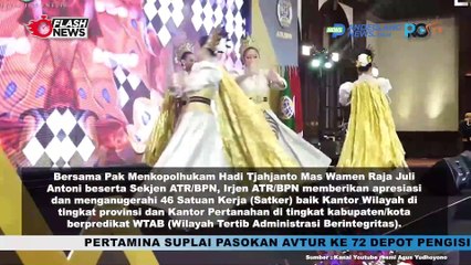 MENTERI AHY BERI PENGARAHAN PADA 46 SATUAN KERJA BERPREDIKAT WILAYAH TERTIB ADMINISTRASI BERINTEGRITAS