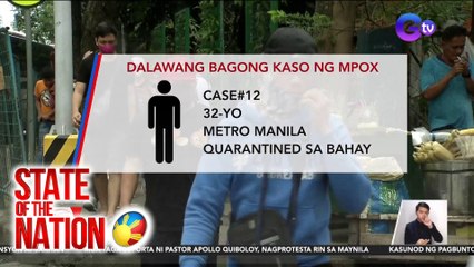 2 bagong kaso ng MPOX sa bansa, kinumpirma ng DOH | SONA
