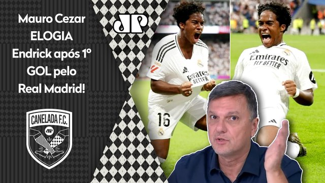 O Endrick é BOM PRA CACE**! Esse gol no Real Madrid NÃO ME SURPREENDE porque... Mauro Cezar ELOGIA