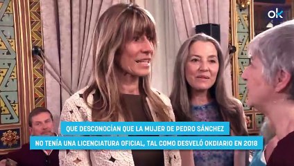 Begoña Gómez ocultó a los patrocinadores de su cátedra que no es licenciada