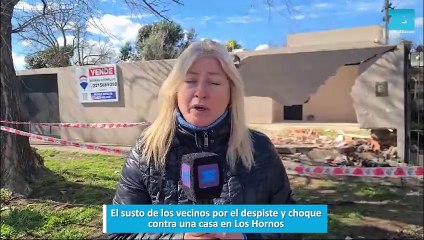 El susto de los vecinos por el despiste y choque contra una casa en Los Hornos