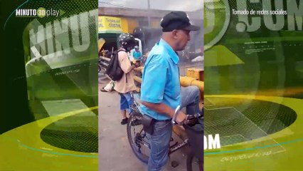 Se prendió un carro dentro del deprimido de Villa Nueva, hay congestión vehicular