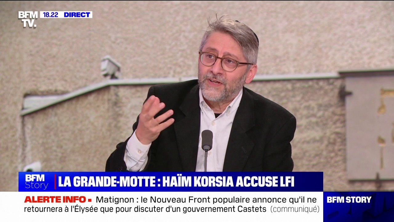 Synagogue attaquée: Haïm Korsia, grand Rabbin de France, accuse La France insoumise "de désinhibition de l'antisémitisme"
