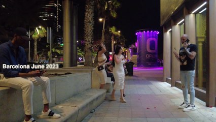 Barcelona Night Life - Summer - 2024 - Travel Vlog