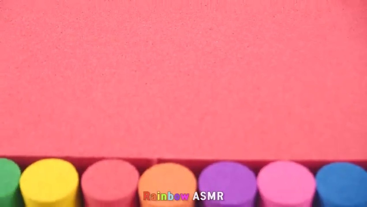 Satisfying Video l How to make Rainbow Photo Frame Cake FOR Kinetic Sand AND Pillar Cutting ASMR #05