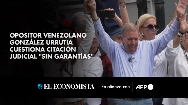 Opositor venezolano González Urrutia cuestiona citación judicial sin garantías