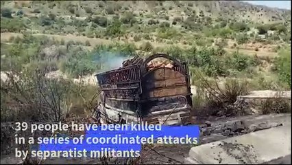 Pakistan: Funeral held after separatist gunmen kill dozens