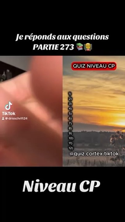 Je réponds aux questions PARTIE 273 (NIVEAU CP) ‍