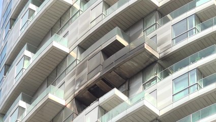 Around 70 firefighters tackle blaze at tower block in Blackwall