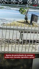 Queixa de perturbação do sossego acaba com morador agredido e preso