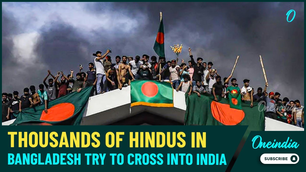 Tensions Surge: Thousands Flee Bangladesh for India Amid Violent Protests and Attacks on Hindus