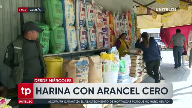 Aduana aplica arancel cero a importaciones de trigo, harina y maquinaria para biodiesel