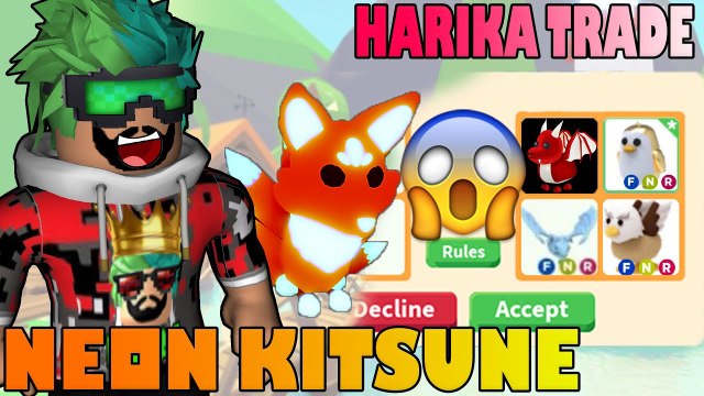 Kitsune Neon Yaptık Harika Trade Geldi | Roblox Adopt Me | Roblox Türkçe Han Kanal
