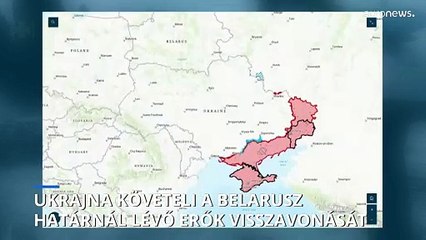 Ukrajna felszólítja Belaruszt, hogy vonja vissza a határhoz vezényelt erőket
