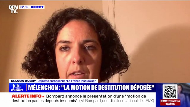 Manon Aubry (eurodéputée LFI): C'est une atteinte extrêmement grave à la démocratie