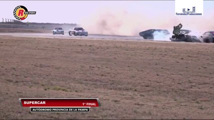 Supercar Pampeano 2024 La Pampa 3 Final 1 Start Big Crash