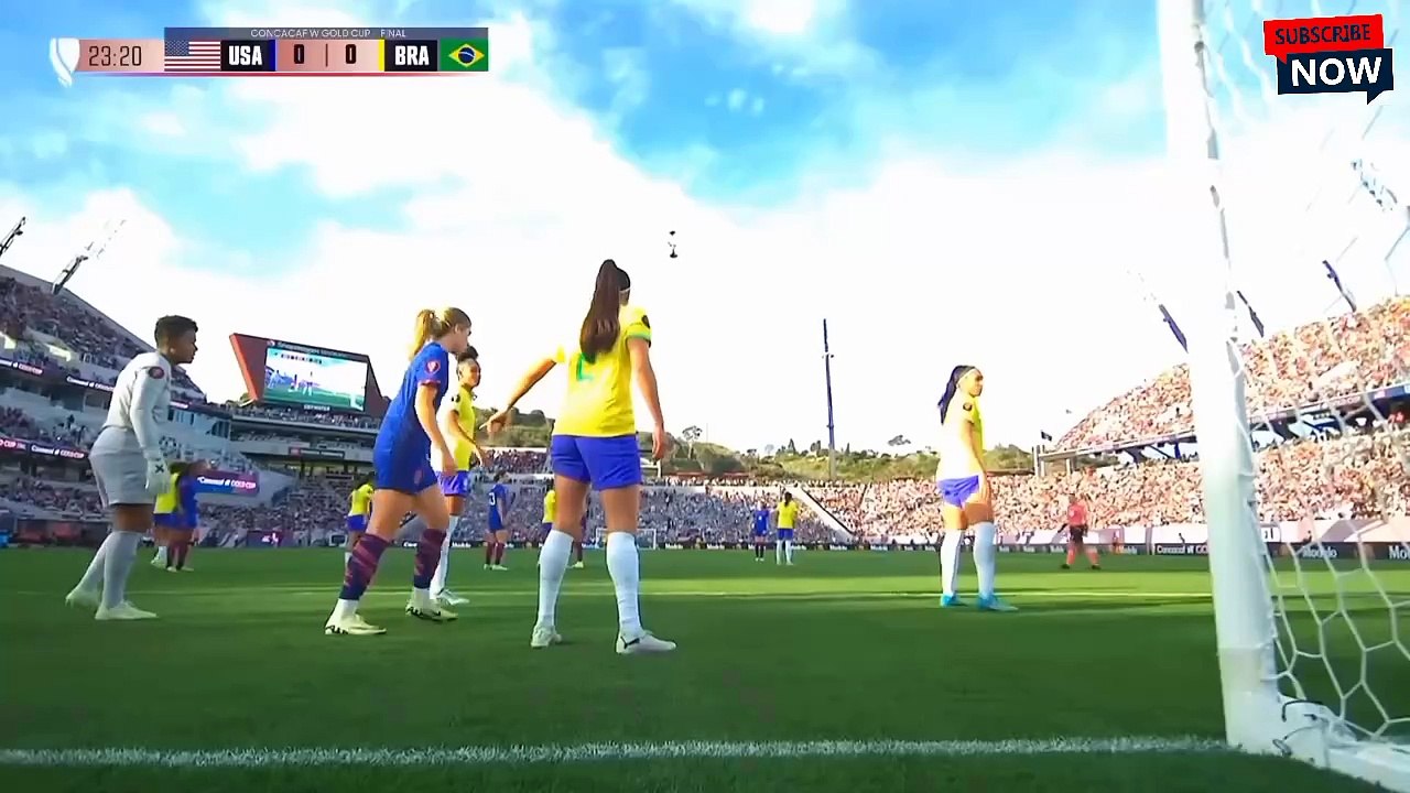 USA vs Brazil 1-0 Highlights _ Goals _ Final Women_s Gold Cup 2024(1080P_HD)