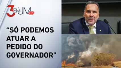 Sarrubbo sobre incêndios em SP: “Por enquanto, Força Nacional não foi acionada”