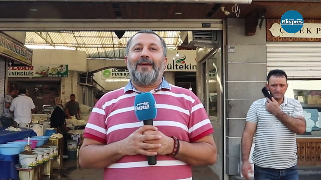Diyarbakır’ın ilk peynir pazarında yaprak dökümü