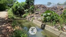 Vertedero a orilla de canal en Nizao es una amenaza ambiental