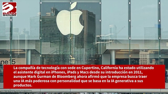 Apple trabaja en personalidad IA para reemplazar a Siri en futuros 'dispositivos robóticos'